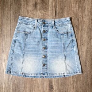 American Eagle - Hi Rise A-Line Denim Skirt